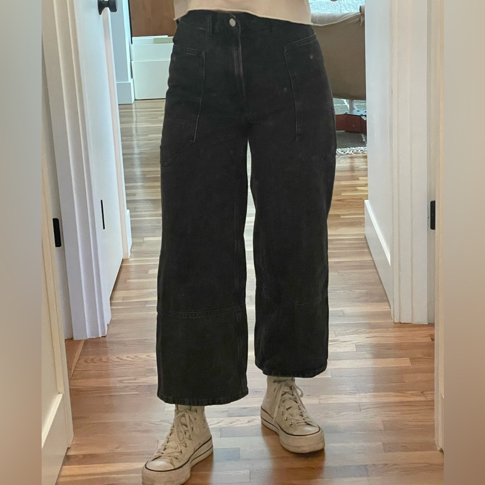 Everlane The Gardener Jean in Washed Black, Size 26